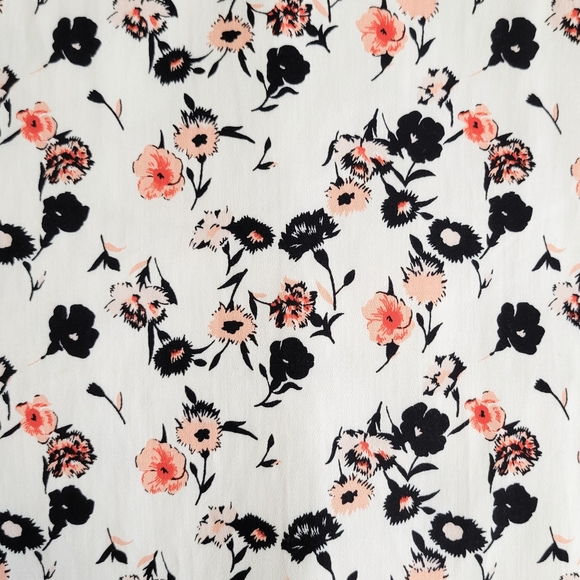 NWOT French Connection White Floral Fit and Flare Dress Size 8 - Picture 5 of 8